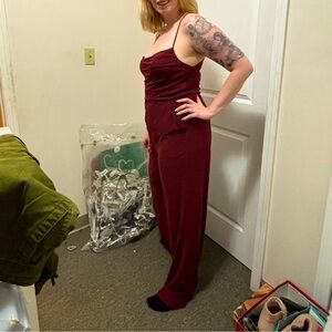 Burgundy new never worn only tried on romper